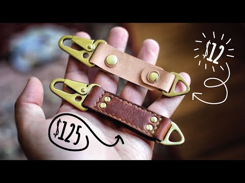 HI // LOW - Milspec Leather Key Tag Production (EDC)