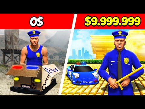 БЕДНЫЙ ПОЛИЦЕЙСКИЙ vs БОГАТЫЙ ПОЛИЦЕЙСКИЙ в ГТА 5!