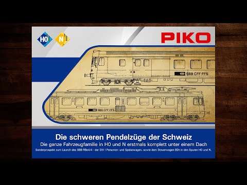 PIKO Neuheit: Die schweren Pendelzüge der Schweiz 2021 H0 N - Modellbahn, Modelleisenbahn, Katalog