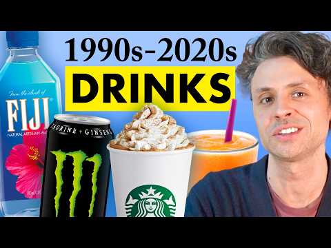 How have drinks changed since the 90s?