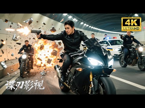 【2025最新電影】歹徒街頭極速狂飆！警方怒追數公里上演生死對決！ 🔥#movie #悬疑 #冒险