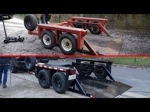 Restoring An Amazing Drop Deck Trailer!