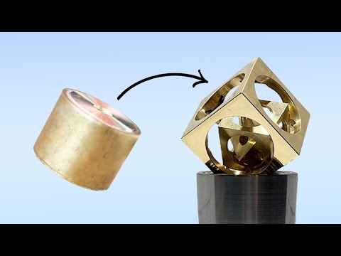 How to make Cubes in a Cube / Turners Cube from Bronze