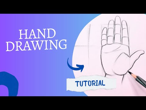How to draw hand/hands for beginners Hand drawing basics easy step by step tutorial with pencil
