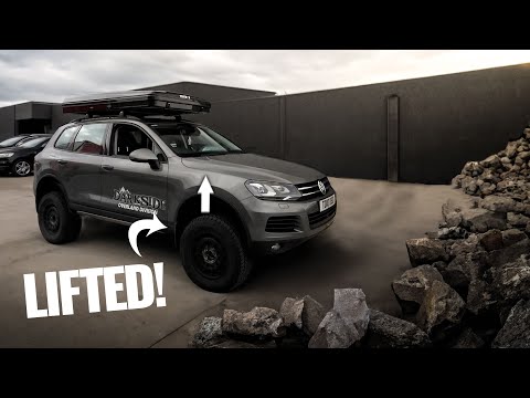 LIFTING Our V6 TDI TOUAREG ESCAPE!! 🏋🏻