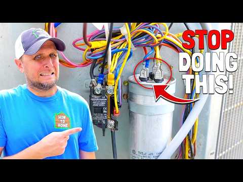 Quoted $500! I Fixed It for Just $15! DIY AC Capacitor Install