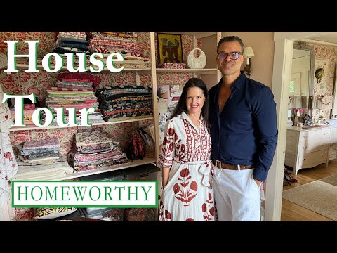 HOUSE TOUR | An Idyllic Montecito Home Layered in Collected Textiles