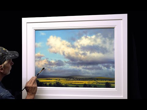 PAINTING CLOUDS - My technique and how I mix colours to paint clouds.