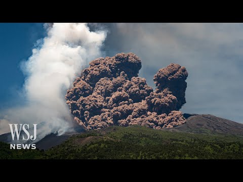 Watch: Mount Etna in Sicily Erupts, Spewing Ash and Lava | WSJ News