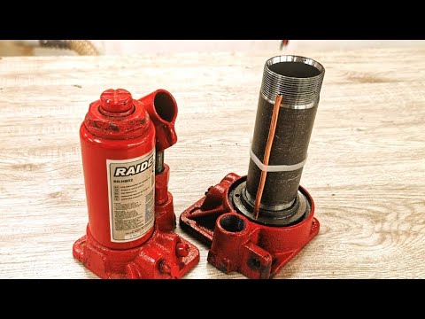 Two Ways To Change Working Position On Hydraulic Jack Horizontal and Vertical Working Position