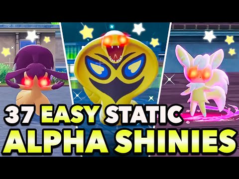 The ULTIMATE Guide to Shiny Hunt ALL 37 Static Alpha Pokémon in Pokémon Legends Z-A