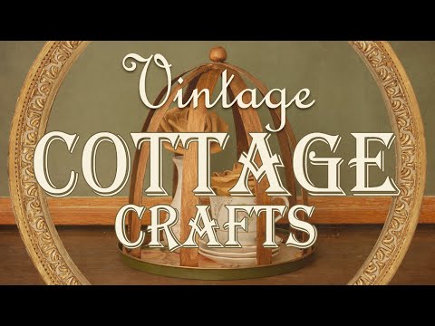 Vintage Style Cottage Crafts DIY Cottagecore Home Decor