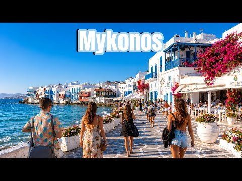 Mykonos, Greece 🇬🇷- The Playground Of The Rich And Famous - 4K HDR Walking tour