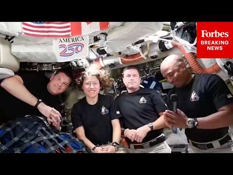 WATCH: President Trump Calls The Crew Of The Artemis II