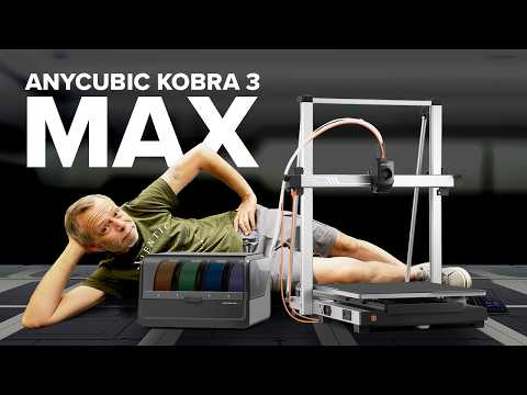 AnyCubic Kobra 3 MAX Unboxing, Assembly and First Impressions - BIG BED SLINGER!