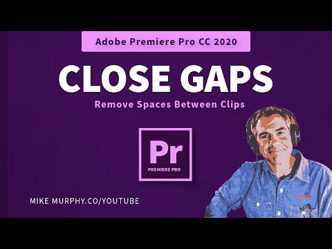Premiere Pro CC: Close Gaps (Remove Spaces Between Clips)