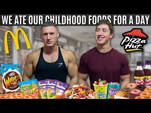 We ate our favourite CHILDHOOD FOODS for 24 hours...