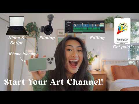 Start Your Art YouTube Channel & Grow FAST! (Beginner Friendly ☺️)