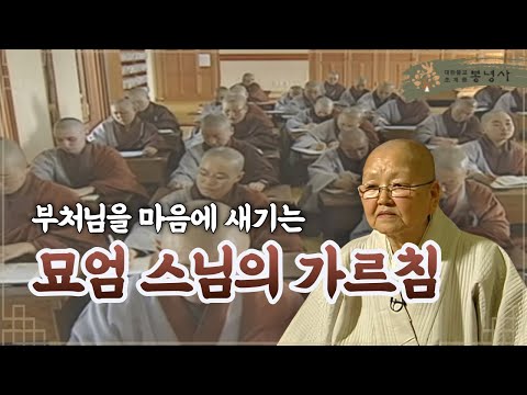 🙏🏻부처님을 마음에 새기다 | 세주당 묘엄명사(2011년 BTN 추모특집)