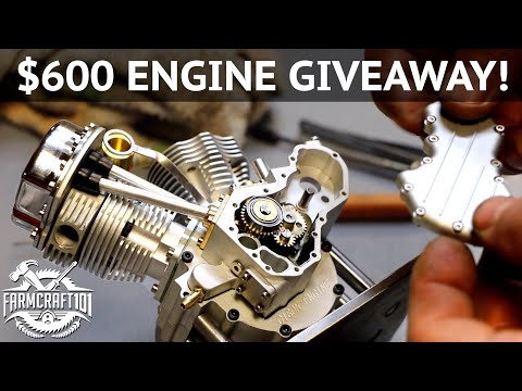 Mini Harley Davidson Engine Giveaway, Review, & Teardown. Cison V-twin From www.Stirlingkit.com