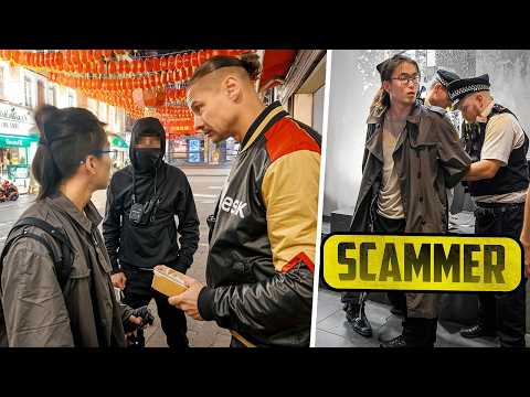 Mafia Scammer EXPOSED in London Chinatown