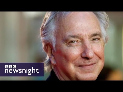 'We've lost a king': Juliet Stevenson on Alan Rickman - BBC Newsnight
