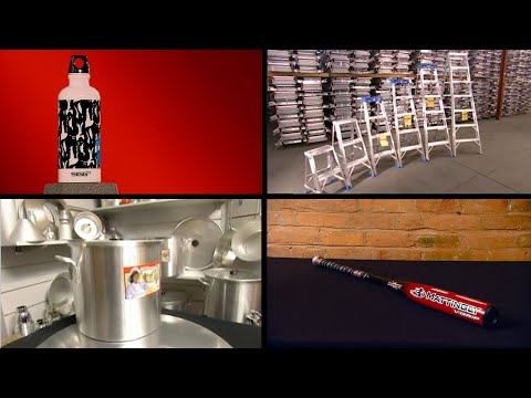 How It's Actually Made - Aluminum Bottles, Ladders, Pots, Bats, and More