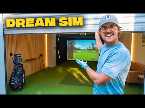 I built my dream indoor golf simulator 