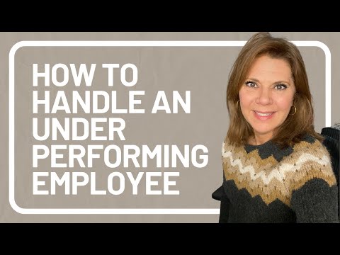 How to Handle an Employee Who Is Not Performing