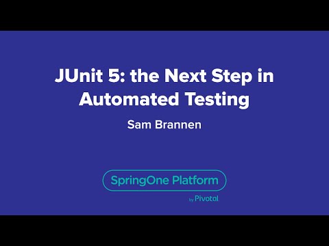 JUnit 5:  the Next Step in Automated Testing