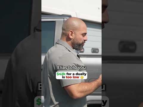 Customer came to sell a dually, but $42k is too low...