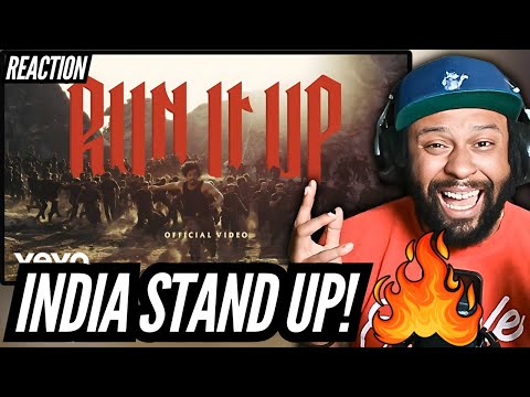 🔥 FIRST TIME REACTION! Hanumankind - Run It Up (Prod. By Kalmi) | 🇮🇳 Indian Hip-Hop Goes Crazy!