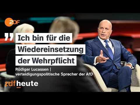 Höcke ist dagegen: Wo steht die AfD beim Thema Wehrpflicht? | Markus Lanz vom 11. Februar 2026