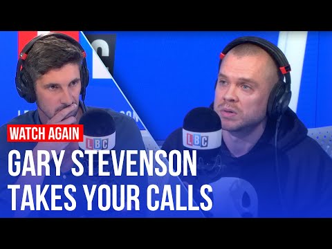 Gary Stevenson takes your calls | Watch in full
