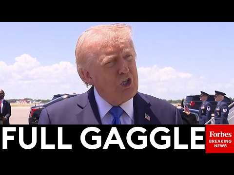 JUST IN: Trump Speaks To Reporters After Cancelling Witkoff, Kushner's Pakistan Visit For Iran Talks