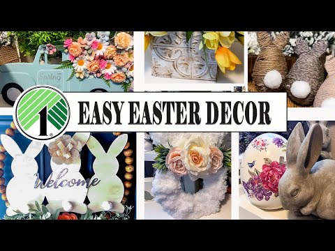 EASY Dollar Tree EASTER DIYS for 2024! 🐰 HIGH-END DECOR