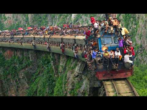 Impossible Places: World's Most Dangerous Railway Roads on Earth | 4K Travel Documentary