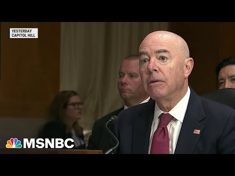 'Disrespectful': Homeland Security Secretary takes down Sen. Hawley at hearing