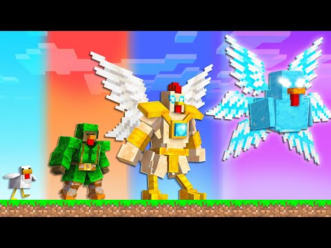 Upgrading CHICKEN into a GOD in Minecraft!