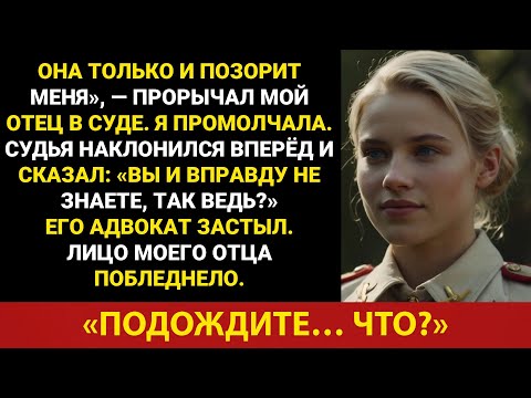 Мой отец насмехался надо мной в суде — пока судья не сказал: «Сэр… Вы не знаете, что она работает в