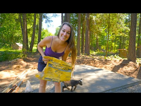 Dry Pour Concrete Slab For Our Next Project!