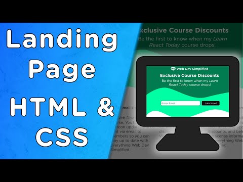 Responsive Landing Page Tutorial - HTML/CSS
