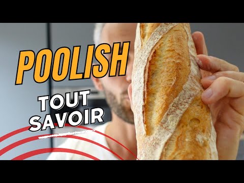 Poolish bread recipe. How to make the poolish? Baguette recipe !