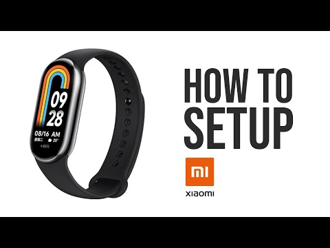 Xiaomi Mi Band 8 - How to Pair/Connect/Setup With Android or iphone Smartphone