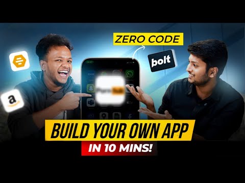 Built a Full App in 10 Mins with Bolt AI – No Coding!