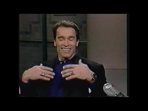 Arnold Schwarzenegger on Late Night (1989)