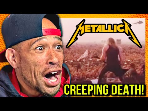 Rapper FIRST time REACTION to Metallica - Creeping Death Live Moscow 1991! Absolutely nuts...