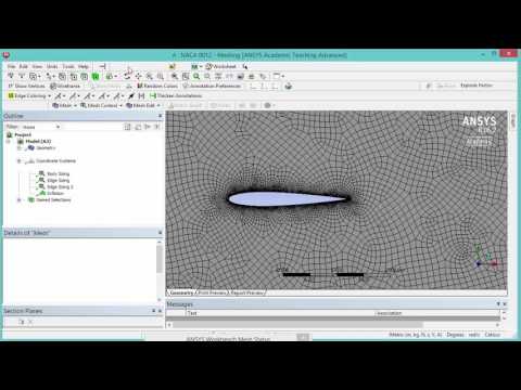Turbulent airfoil flow - Part 2: Mesh
