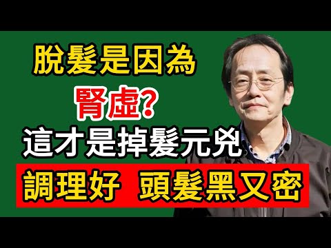 倪海廈：脫髮是因為腎虛？錯！這才是掉髮元兇，調理好頭皮，頭髮黑又密！#倪海廈#倪師#養生#中醫調理#中醫食療#倪師智慧學堂