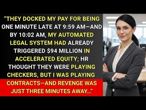 HR Tried to Dock My Pay at 9:59 — By 10:02, $94M Acceleration Hit ⏱️